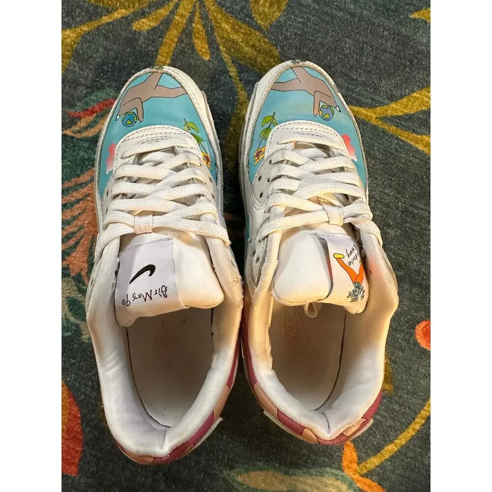 Nike Air Max 90 Flyleather Ruohan Wang Sneakers Size 6